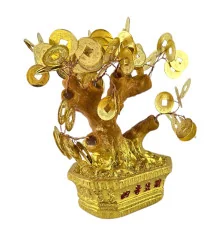 Денежное дерево «Монетный Бонсай: путь к обогащению» (15×9×7 см) купить в интернет магазине подарков ПраздникШоп