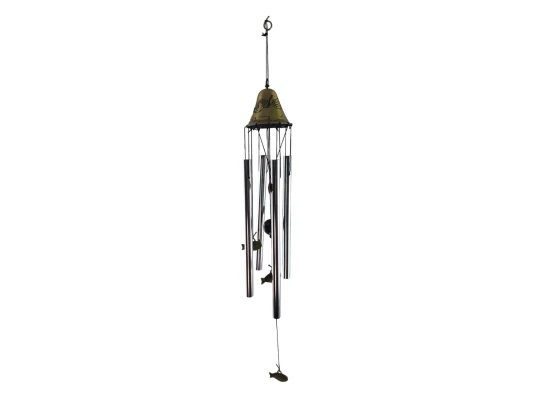 Музыка ветра «Рыбы» (5 трубок) (53×6х 5 см) купить в интернет магазине подарков ПраздникШоп