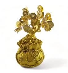 Денежное дерево в мешочке (20×11×11 см) купить в интернет магазине подарков ПраздникШоп