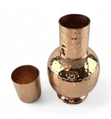 Графин со стаканом из меди (19.5×10.3×7.4 см) купить в интернет магазине подарков ПраздникШоп