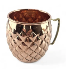 Кружка медная (9.7×12.2×9.3 см) купить в интернет магазине подарков ПраздникШоп