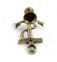 Подсвечник «Якорь» бронзовый (14.2×10.3×5.5 см) купить в интернет магазине подарков ПраздникШоп