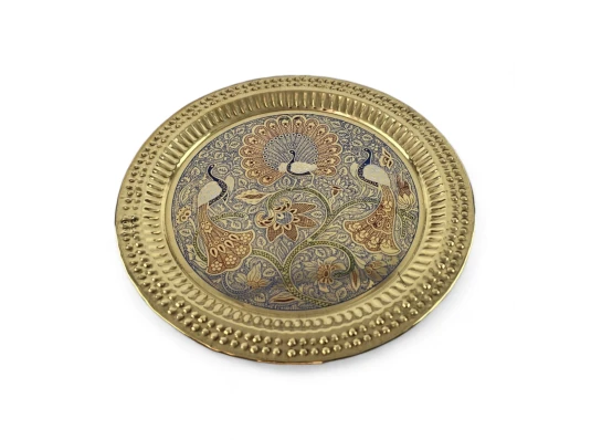 Тарелка бронзовая настенная (d-23.5 купить в интернет магазине подарков ПраздникШоп
