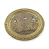 Тарілка бронзова настінна (d-23.5, h-0.7 см)