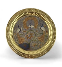 Тарелка бронзовая настенная (d-23.5 купить в интернет магазине подарков ПраздникШоп