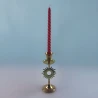 Свічник «Сонце» латунь з міддю (16.5×5.7×3.5 см)
