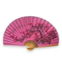 Веер настенный «Сакура на розовом фоне» ткань (122×6х 211 см) купить в интернет магазине подарков ПраздникШоп