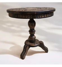 Резной стол из мангового дерева (46.5×44.5×6.5 см) купить в интернет магазине подарков ПраздникШоп