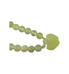 Ожерелье нефритовое с кулоном «Яблоко» (22.5 см) купить в интернет магазине подарков ПраздникШоп