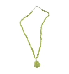 Ожерелье нефритовое с кулоном «Будда» (30 см) купить в интернет магазине подарков ПраздникШоп