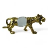 Статуетка «Тигр» з бронзи та кришталю (4.6×9.6×3 см)