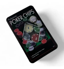 Покерные фишки (100 фишек) (4.7×19.5×11.5 см) (вес фишки 4 гр d-30 мм) купить в интернет магазине подарков ПраздникШоп