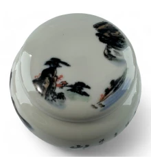 Баночка для чая керамическая (11.3×9.5×7.5 см) купить в интернет магазине подарков ПраздникШоп