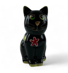 Копилка керамическая «Черный кот» (14×7.5×9 см) купить в интернет магазине подарков ПраздникШоп