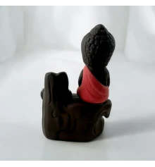 Подставка под благовония Back Flow «Будда» розовый (12×8×6.5 см) купить в интернет магазине подарков ПраздникШоп