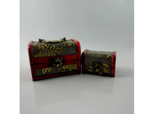 Сундучки набор 2 шт. (9×12.7×9.5 см 6×8.7×6 см) купить в интернет магазине подарков ПраздникШоп