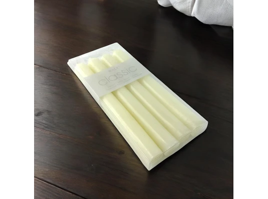 Свечи «Снежный шарм» набор из 4 штук. (19.5 см) купить в интернет магазине подарков ПраздникШоп