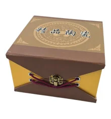 Китайский чайный набор с цветочным орнаментом в подарочной коробке (19×18×10 см) купить в интернет магазине подарков ПраздникШоп