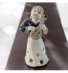 Фигурка ангела с мандолиной «Небесный концерт» (14.6×7 см) купить в интернет магазине подарков ПраздникШоп