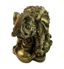 Слон на монетах «Бронзовое богатство» (6×4.5×8 см) купить в интернет магазине подарков ПраздникШоп