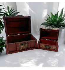 Сундучки набор 2 шт. (8.8×12.5×9.3 см 6×8.8×5.7 см) купить в интернет магазине подарков ПраздникШоп
