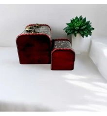 Сундучки набор 2 шт. (8.4×12×8.7 см 5.9×7.9×5.9 см) купить в интернет магазине подарков ПраздникШоп