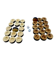 Фишки для нард (д-28мм купить в интернет магазине подарков ПраздникШоп