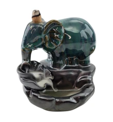 Подставка под благовония Back Flow «Слон удачи» (12.5×9.5×11.5 см) купить в интернет магазине подарков ПраздникШоп