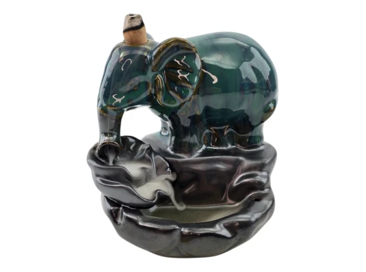 Подставка под благовония Back Flow «Слон удачи» (12.5×9.5×11.5 см) купить в интернет магазине подарков ПраздникШоп