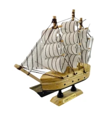 Модель парусника на подставке «Морская мечта» (14×12.5×3.3 см) купить в интернет магазине подарков ПраздникШоп