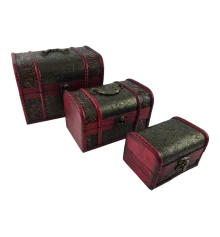 Сундучки набор 3 шт. коллекционные «Триада Тайн» купить в интернет магазине подарков ПраздникШоп