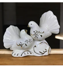Голуби пара фарфор (12×9.5×5.5 см) купить в интернет магазине подарков ПраздникШоп