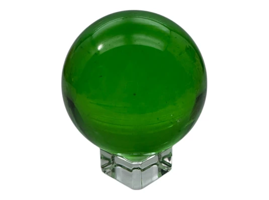 Шар хрустальный на подставке зеленый (5.8 см) купить в интернет магазине подарков ПраздникШоп