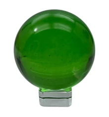 Шар хрустальный на подставке зеленый (5.8 см) купить в интернет магазине подарков ПраздникШоп