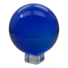Шар хрустальный на подставке синий (d-10.5 см)