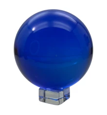 Шар хрустальный на подставке синий (d-7.8 см) купить в интернет магазине подарков ПраздникШоп