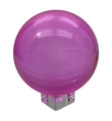 Шар хрустальный на подставке розовый (d-10.5 см) купить в интернет магазине подарков ПраздникШоп