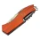 Нож складной с набором инструментов мультитул оранжевый (10 в 1) (9.5 см) купить в интернет магазине подарков ПраздникШоп