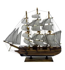 Модель парусника на подставке (40×34×6.5 см) купить в интернет магазине подарков ПраздникШоп