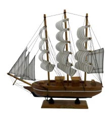 Модель парусника на подставке (31×31.5×5.5 см) купить в интернет магазине подарков ПраздникШоп
