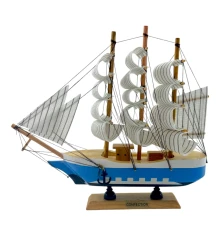 Модель парусника на подставке (24) (24.5×24×6 см) купить в интернет магазине подарков ПраздникШоп