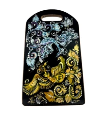 Доска кухонная «Песня Фениксов» ручная роспись (34×19.5×1.5 см) купить в интернет магазине подарков ПраздникШоп