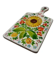 Доска кухонная «Летний узор» ручная роспись (36.5×19.5×1.5 см) купить в интернет магазине подарков ПраздникШоп