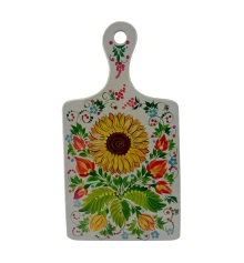 Доска кухонная «Летний узор» ручная роспись (36.5×19.5×1.5 см) купить в интернет магазине подарков ПраздникШоп