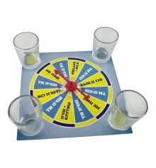 Рулетка с чарками (15×15×4 см) купить в интернет магазине подарков ПраздникШоп