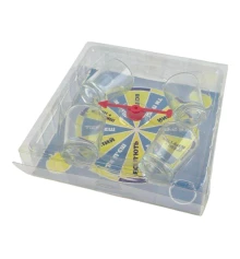 Рулетка с чарками (15×15×4 см) купить в интернет магазине подарков ПраздникШоп