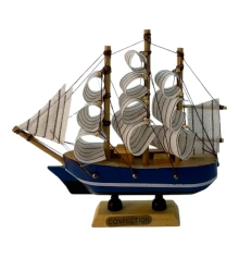 Модель парусника на подставке «Морская мечта» (14×12.5×3.3 см) купить в интернет магазине подарков ПраздникШоп