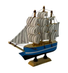 Модель парусника на подставке «Морская мечта» (14×12.5×3.3 см) купить в интернет магазине подарков ПраздникШоп