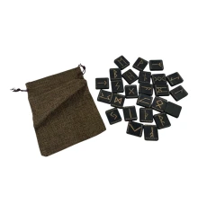 Руны «Скандинавские» темные с орнаментом купить в интернет магазине подарков ПраздникШоп