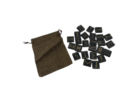 Руны «Скандинавские» темные с орнаментом купить в интернет магазине подарков ПраздникШоп